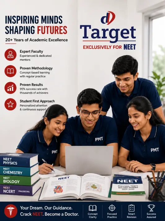 Target PMT students preparing for Medical Entrance Exams